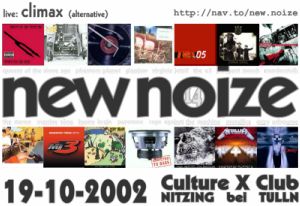 new noize  19-10-2002
culture X club    nitzing